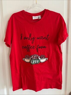 Primark I Only Want Coffee From Central Perk Graphic Tee